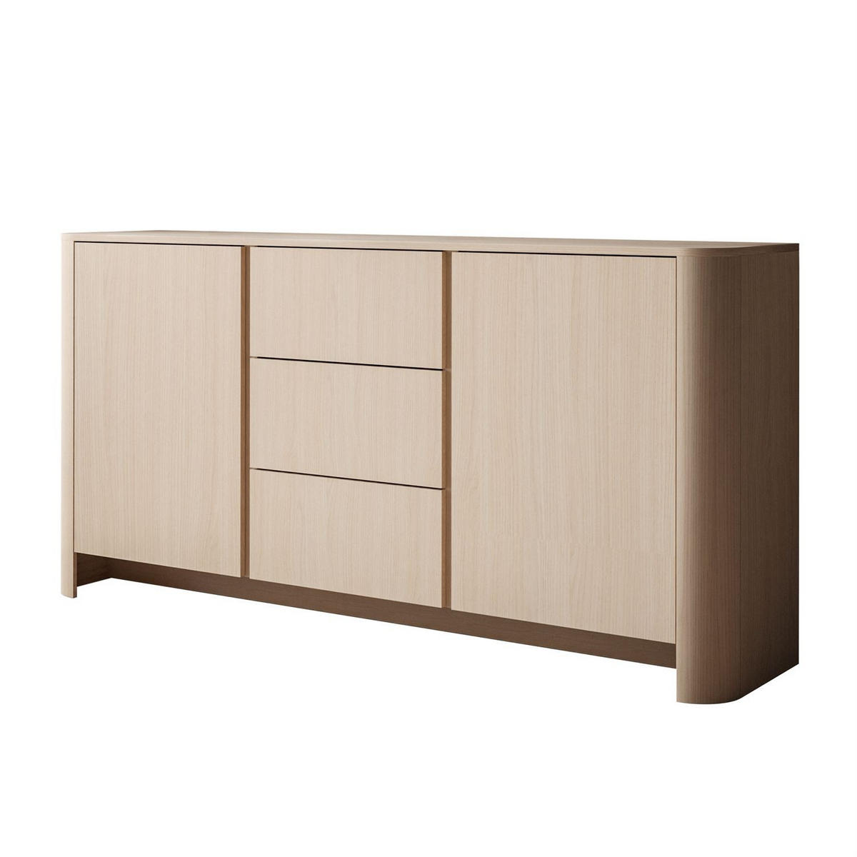 KOMMODE mit Schubladen DESTINY II KSZ-168 - Eichefarben, Holzwerkstoff (168/84/39cm) - Lookway