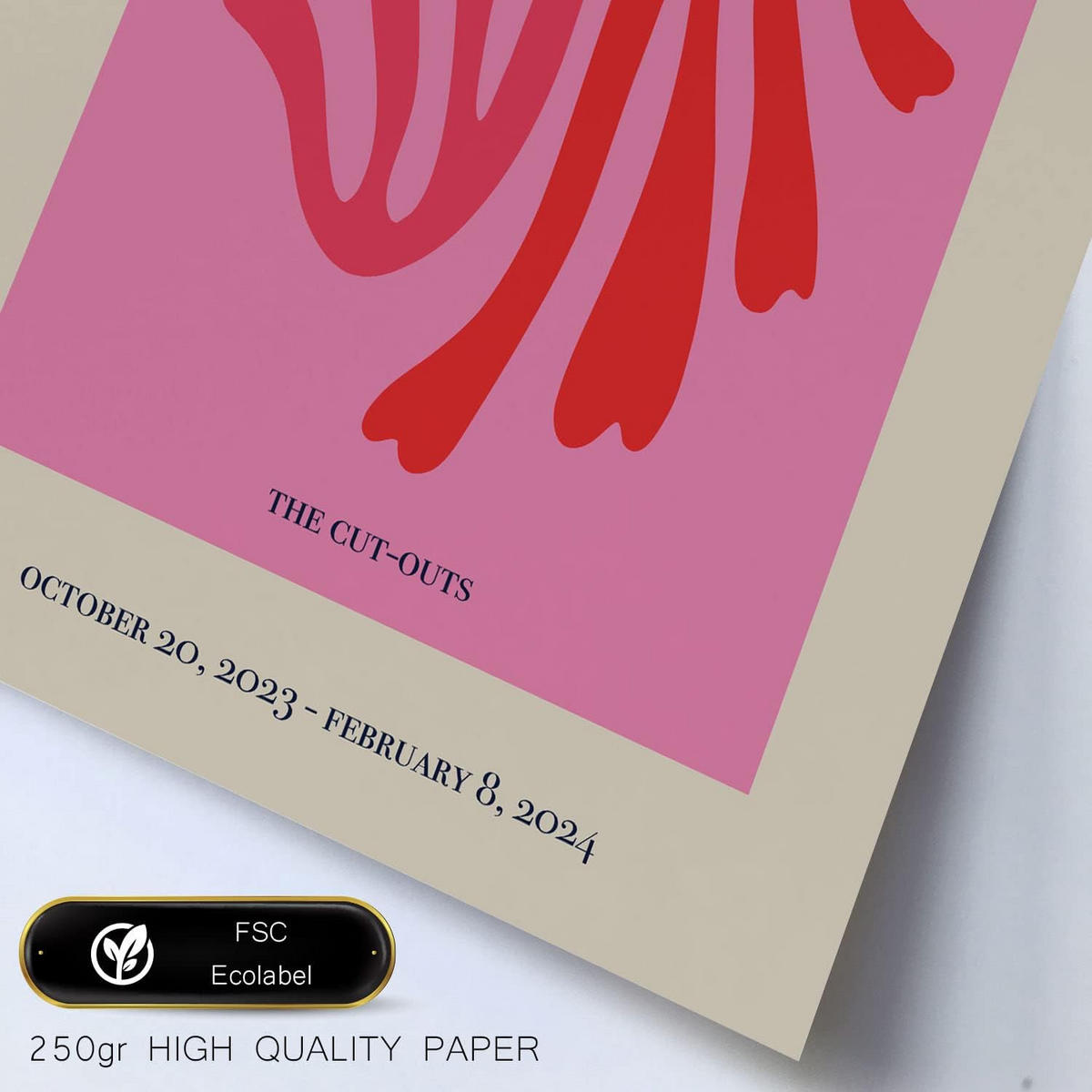 POSTER Set Mit 6 Matisse Größe A3 und A4 Rahmenlos - Klar, Papier (29.7/1/42cm) - Nacnic