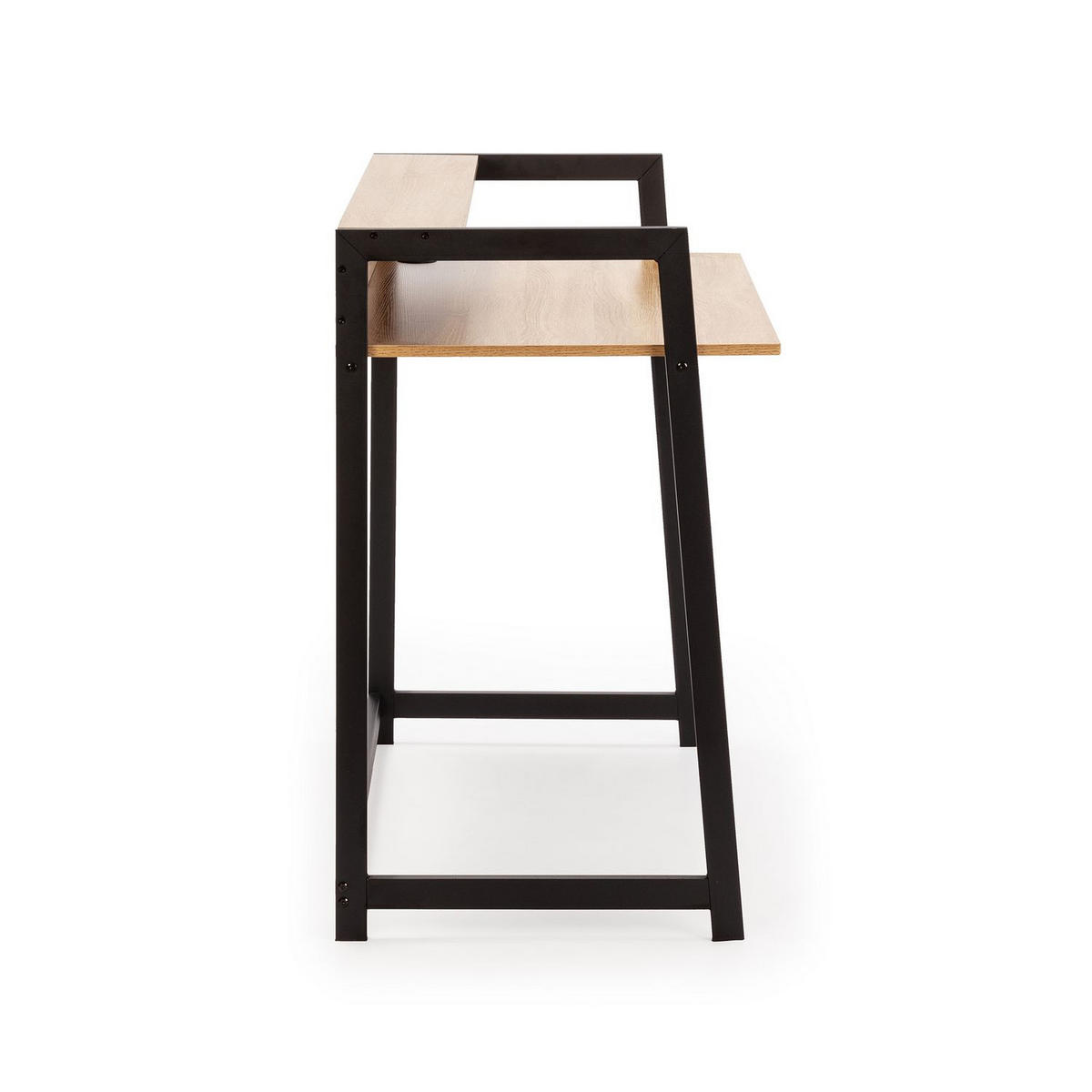 SCHREIBTISCH 105/56/92 Naia Eiche/Schwarz - Schwarz, Holzwerkstoff (56/105/92cm) - VS Venta-stock