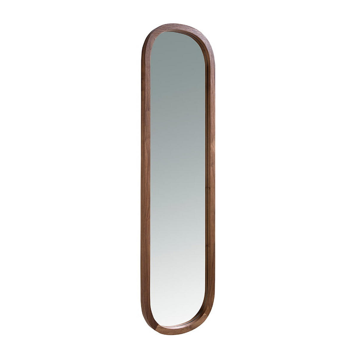 WANDSPIEGEL Walnuss 40/4/4 cm - Walnussfarben, Holz (40/4/4cm) - ANGEL CERDA
