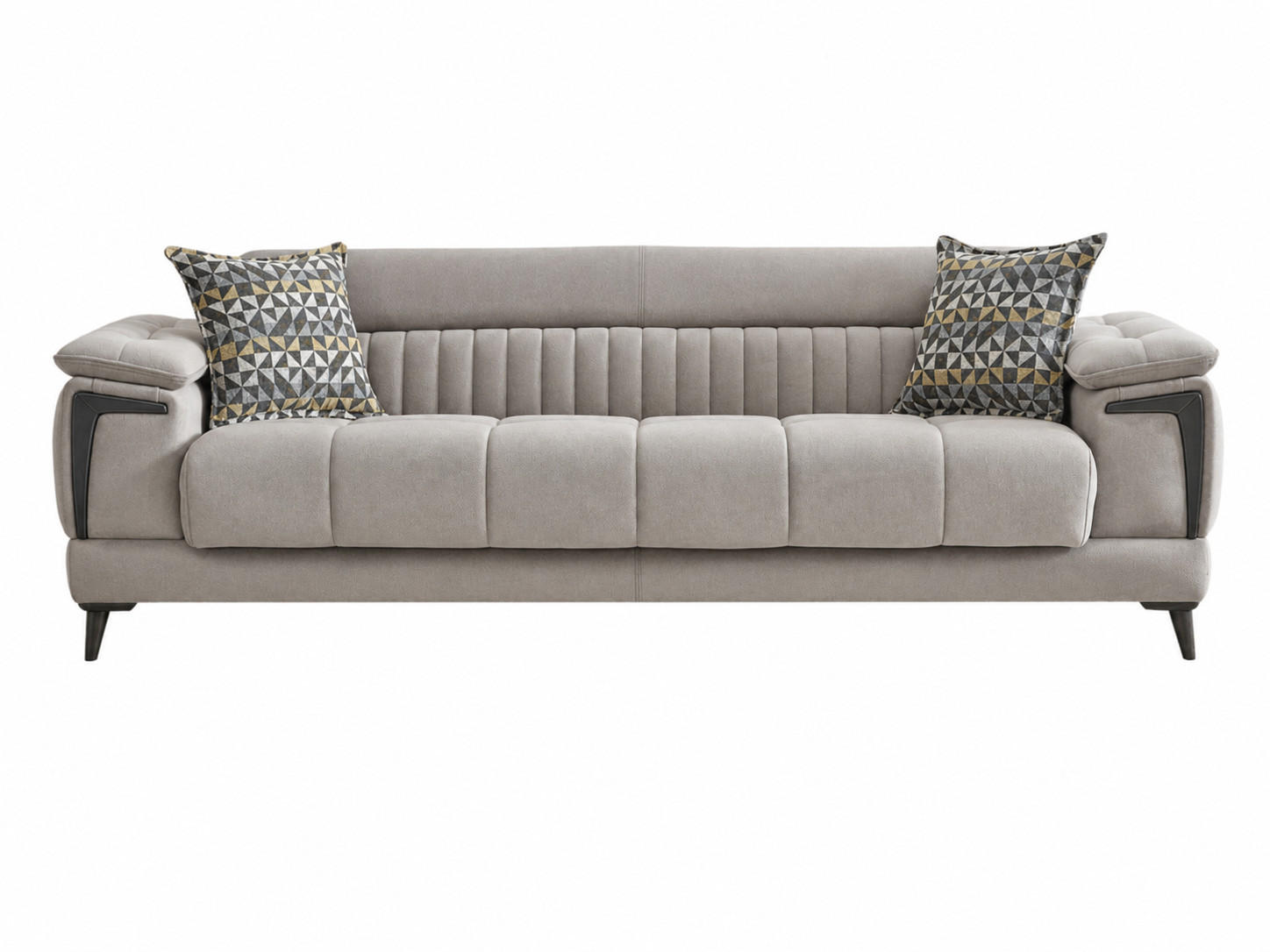 XXXLutz 3-Sitzer Greige 240x80x95 cm