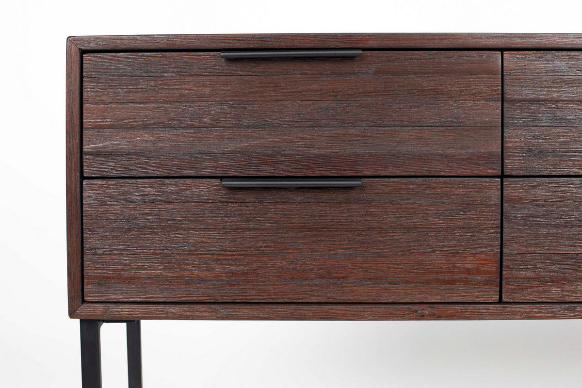 BEISTELLTISCH Webster - Braun - 35/135/82 cm - Braun, Holz (35/135/82cm)