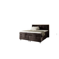BOXSPRINGBETT Elektrisch Henry - Dunkelbraun, Holzwerkstoff/Textil (180/200cm) - Fun Möbel