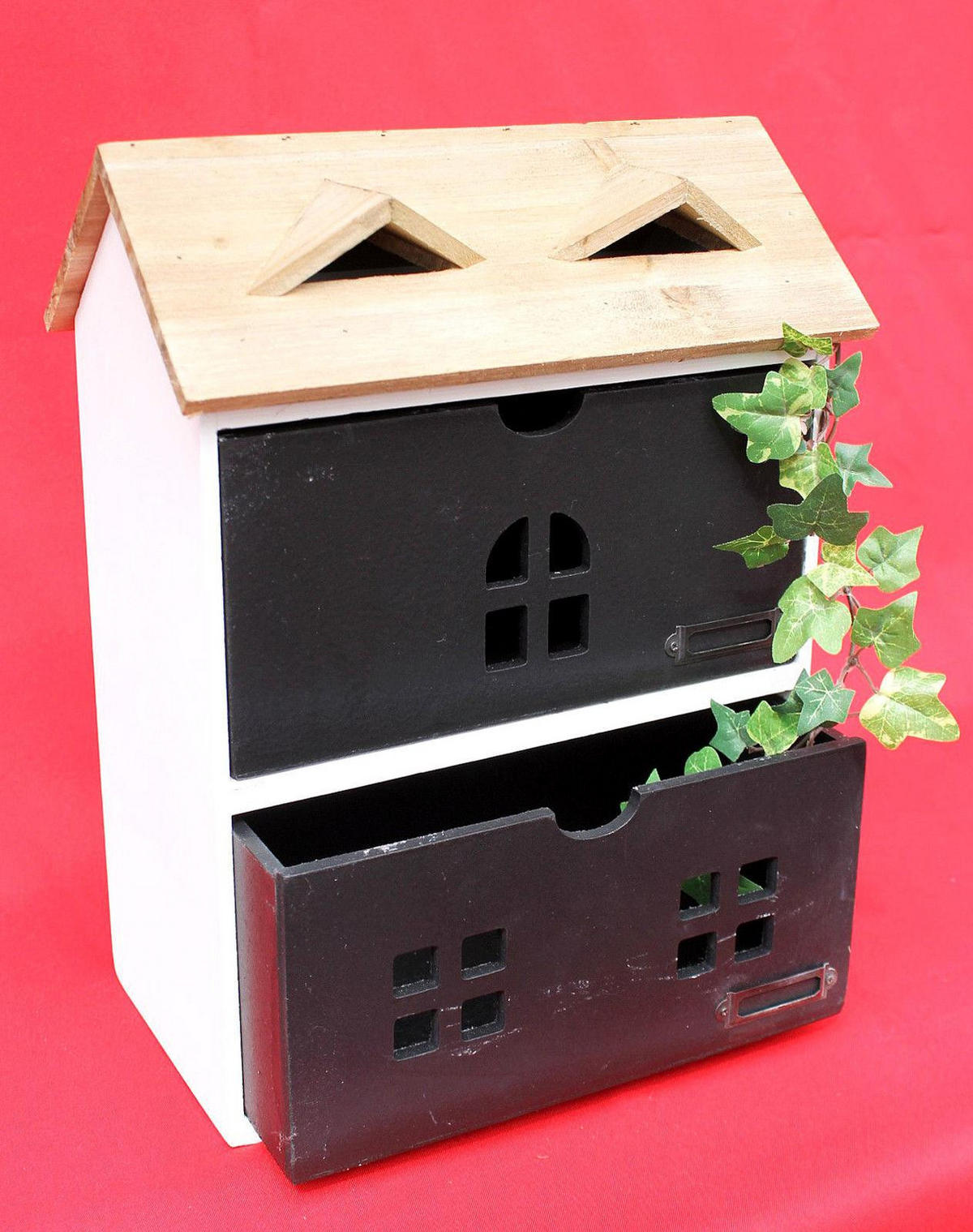 KOMMODE 2 Schubladen Holz/MDF 28/17/38 cm - Weiß, Holz (28/38/17cm) - DanDiBo