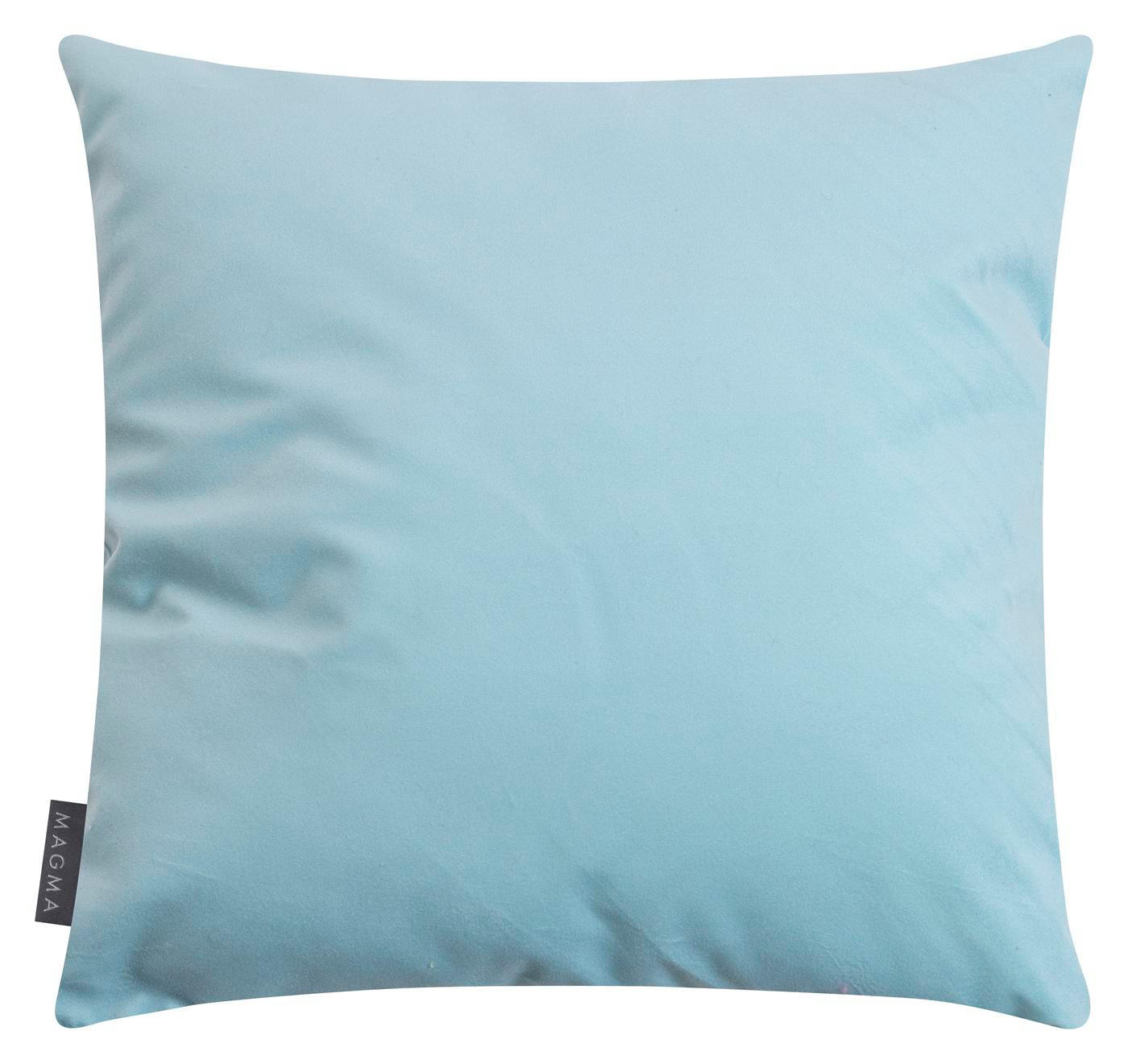 DEKOKISSEN Servus Sissi+Franz - Hellblau, Textil (45/45/8cm) - Magma Heimtexx