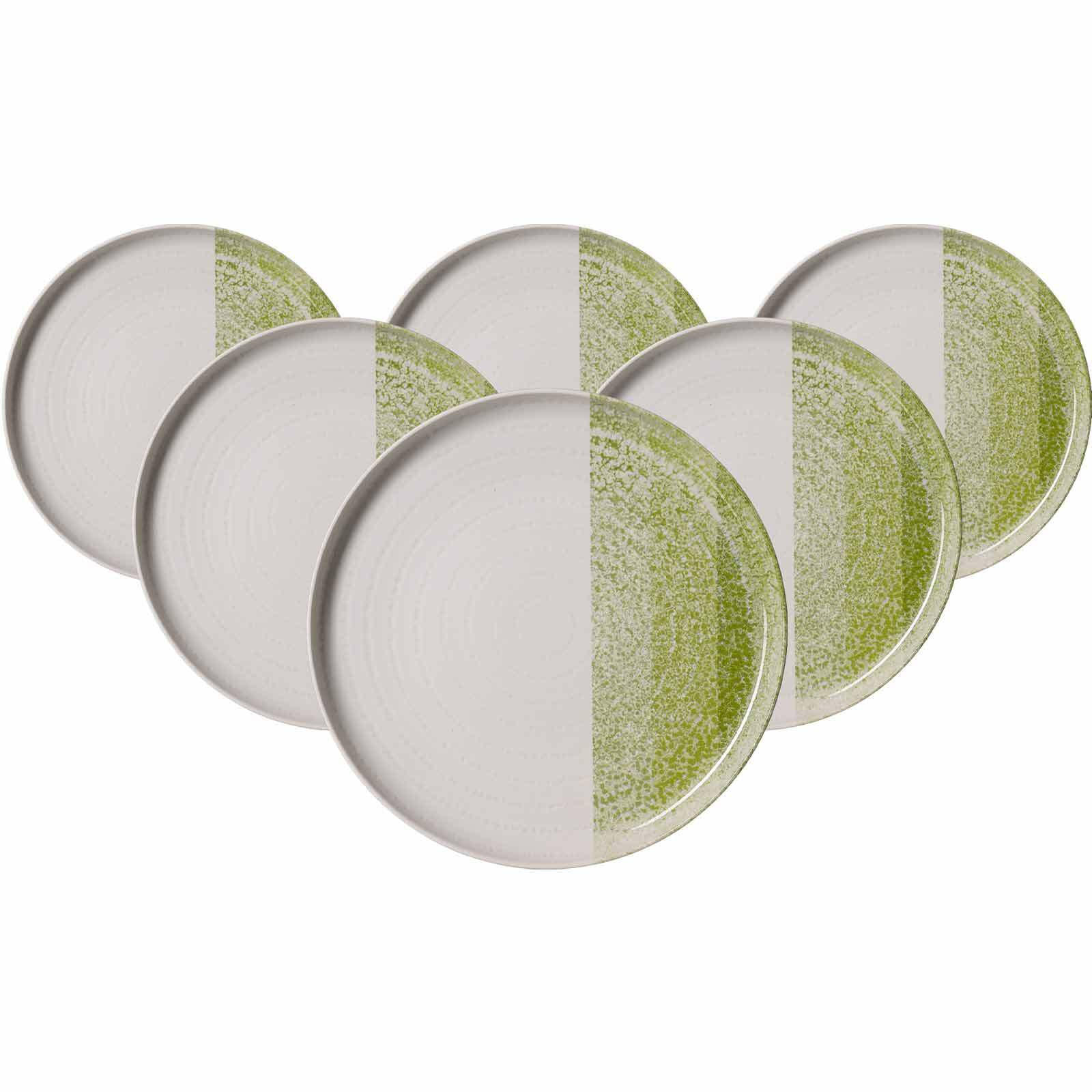 SPEISETELLER Trio Grün ø 25 cm 6er Set - Grün, Keramik (25cm) - Ritzenhoff Breker