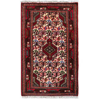 TEPPICH Assadabad Mehrfarbig 96/60 cm Schurwolle - Multicolor, Textil (60/96cm) - Looma