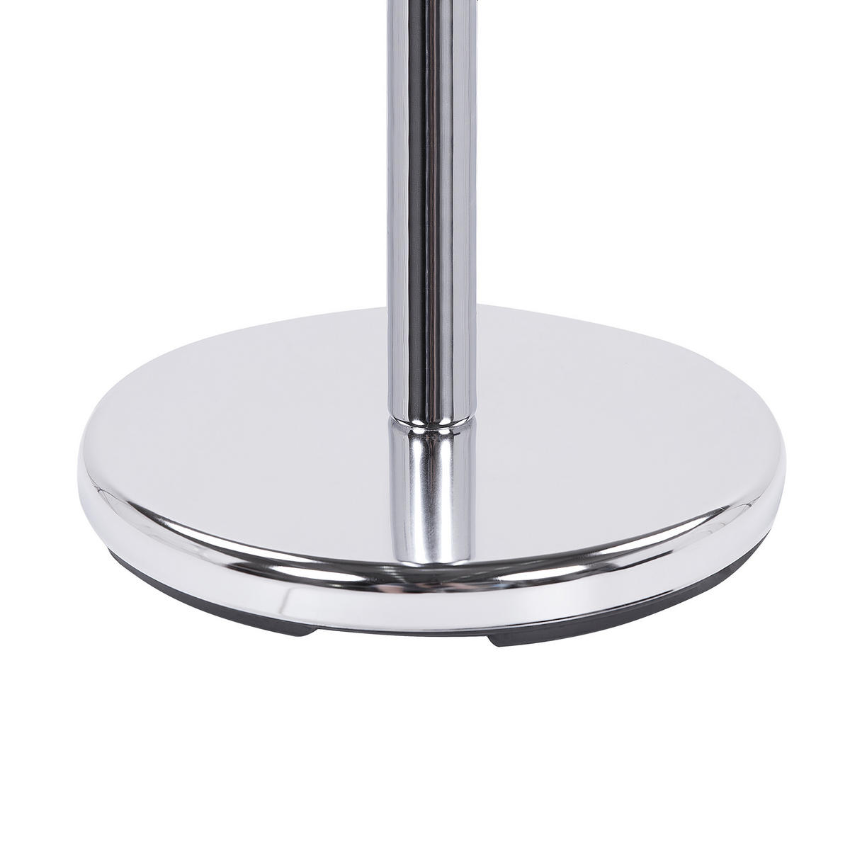 KLEIDERSTÄNDER Chromstahl silber 185 cm Claxton - Silberfarben, Metall (30/185/30cm) - Beliani