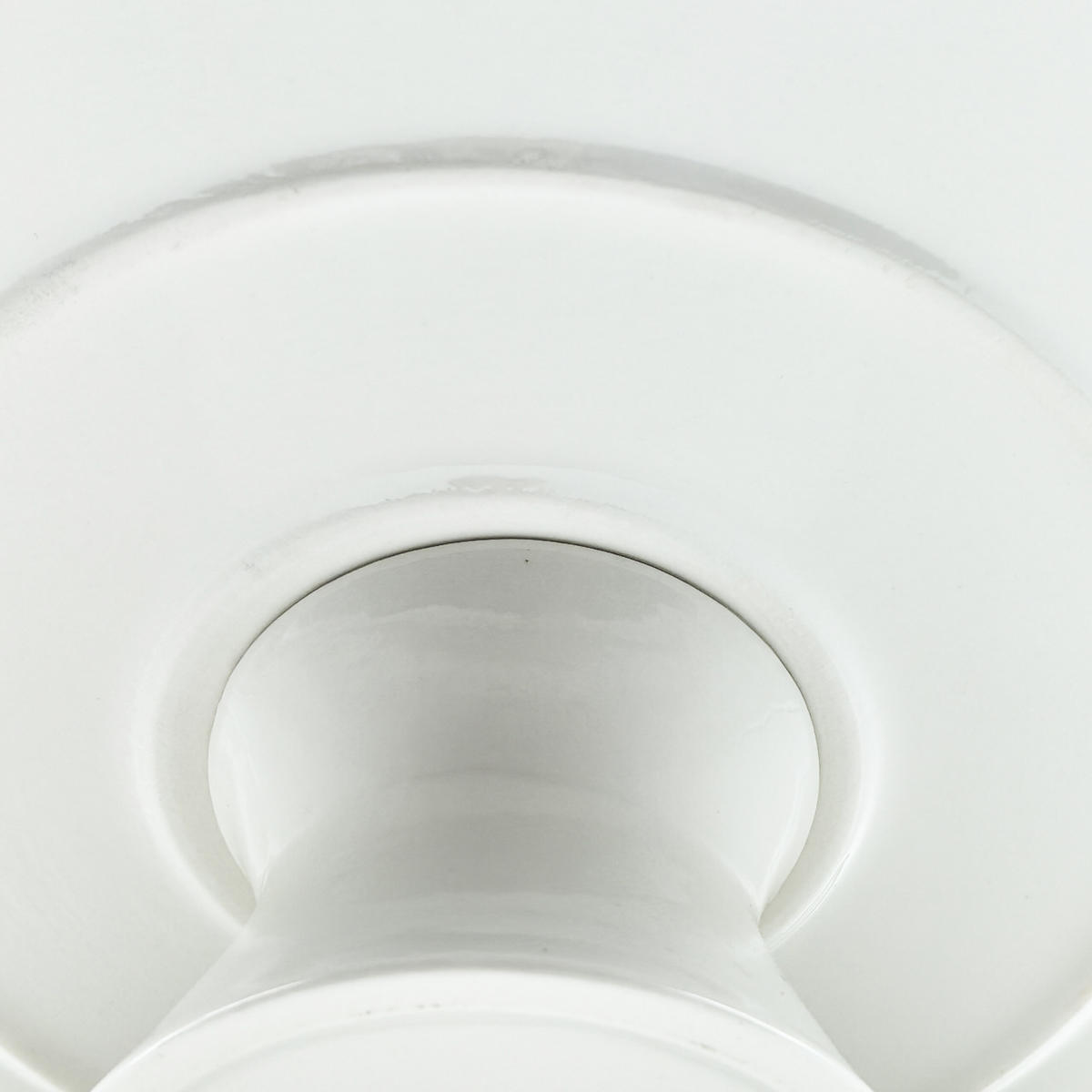 TORTENPLATTE - Weiß, Keramik (32/10/32cm) - Relaxdays