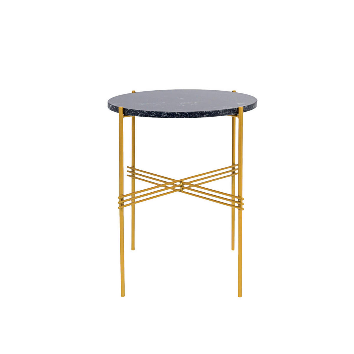 COUCHTISCH mit Granitplatte DERA - Eichefarben, Holz (50/50/60cm) - Rawood Furniture