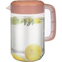 KRUG 2er Set Kunststoff 4 Liter mit Griff und Messskala - Transparent, Kunststoff (16.5/16.5cm)