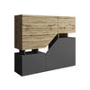 KOMMODE Ceelias - Anthrazit, Holzwerkstoff (120/100/35cm) - MIRJAN24