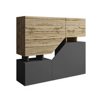 KOMMODE Ceelias - Anthrazit, Holzwerkstoff (120/100/35cm) - MIRJAN24
