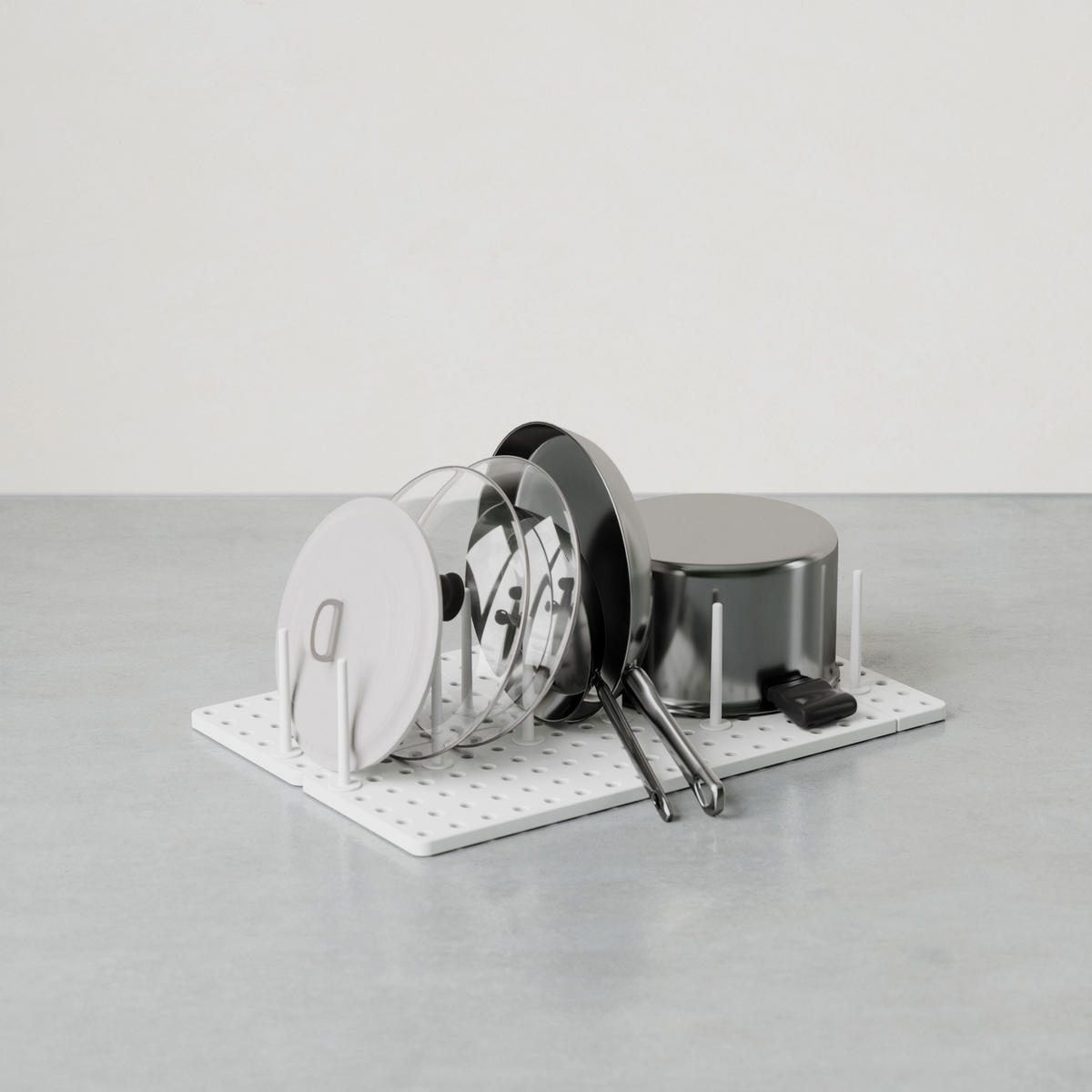 SCHUBLADENORGANIZER Peggy 2er-Set, Weiß - Weiß, Kunststoff (15/10/55cm) - Umbra