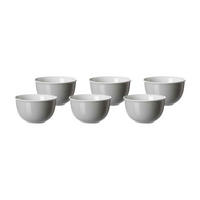 MÜSLISCHALEN Doppio Grau ø 14 cm 6er Set - Grau, Keramik (14cm) - Ritzenhoff Breker