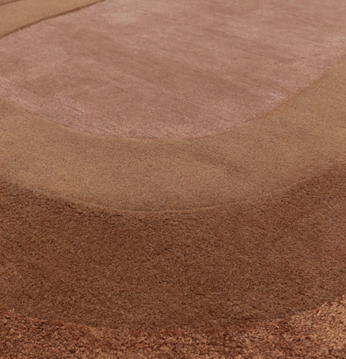 TEPPICH handgetuftet RINGO Orange 160 x 230 cm - Orange, Naturmaterialien (160/230cm) - Novatrend