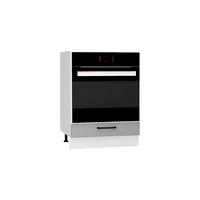 HERDUMBAUSCHRANK DK60 - Morvex - Funktionale Küchenlösung - Grau, Holz/Metall (60/82/52.4cm) - ROYAL24_MARKT