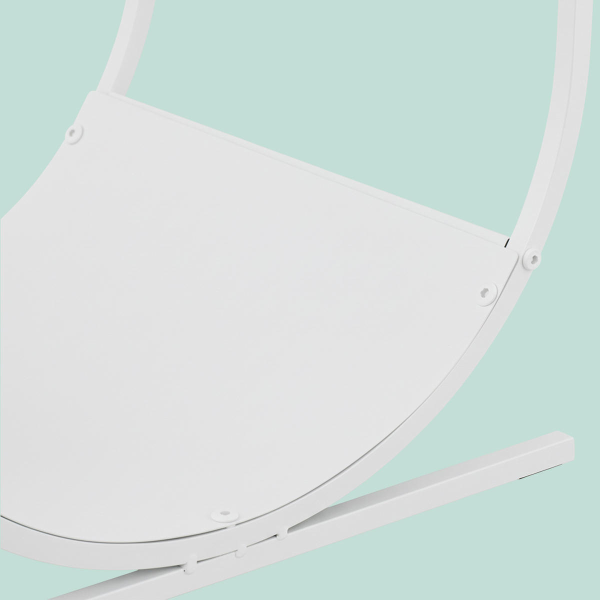 KAMINHOLZREGAL - Weiß, Metall (46/40/38cm) - Relaxdays