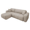 ECKSOFA Furyn - Beige/Schwarz, Holz/Kunststoff (244/145cm) - MIRJAN24