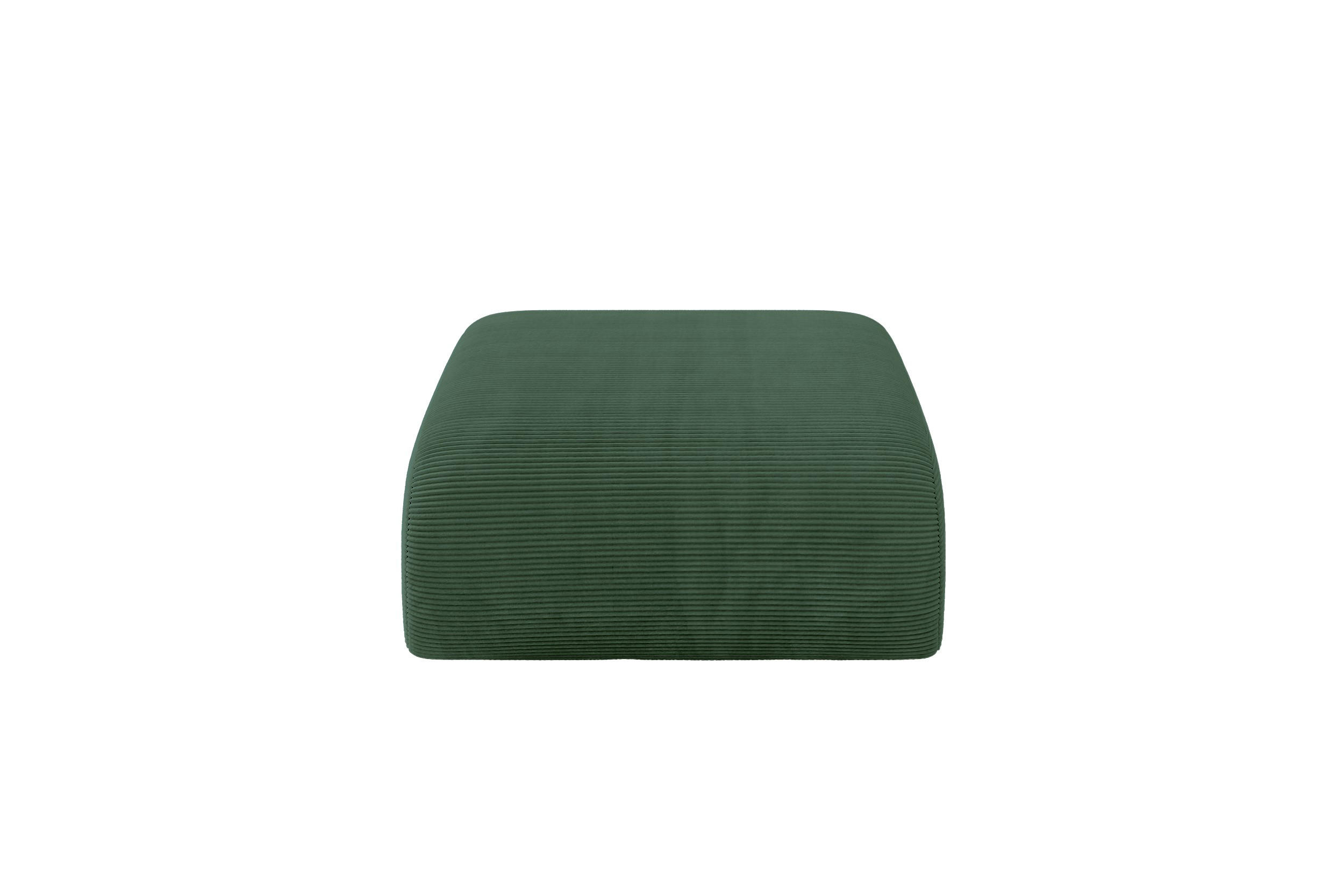 ALTDECOR MODULÁRNÍ TABURET MIRA-PUF 91x89x40 cm, zelený, manšestr