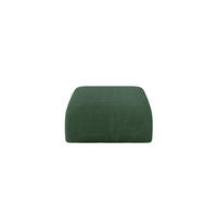 POUF MIRA-PUF 91x89x40 Grün cm Cord Modular Sitzhocker - Salbeigrün/Schwarz, Holzwerkstoff/Kunststoff (91/40/89cm) - ALTDECOR