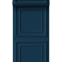TAPETE Holzwandverkleidung 53 cm x 10.05 m - Blau, Papier (53/1000cm) - Origin Wallcoverings