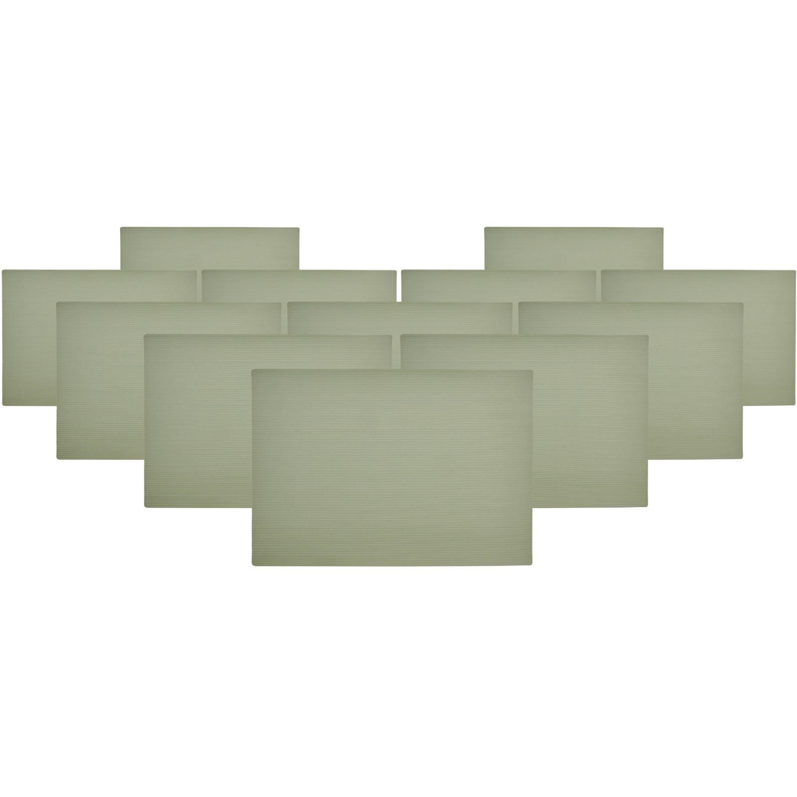 PLATZMATTEN Mistral Hellgrün 43 x 30 cm 12er Set - Hellgrün, Kunststoff (43/30/0.2cm) - Ritzenhoff Breker
