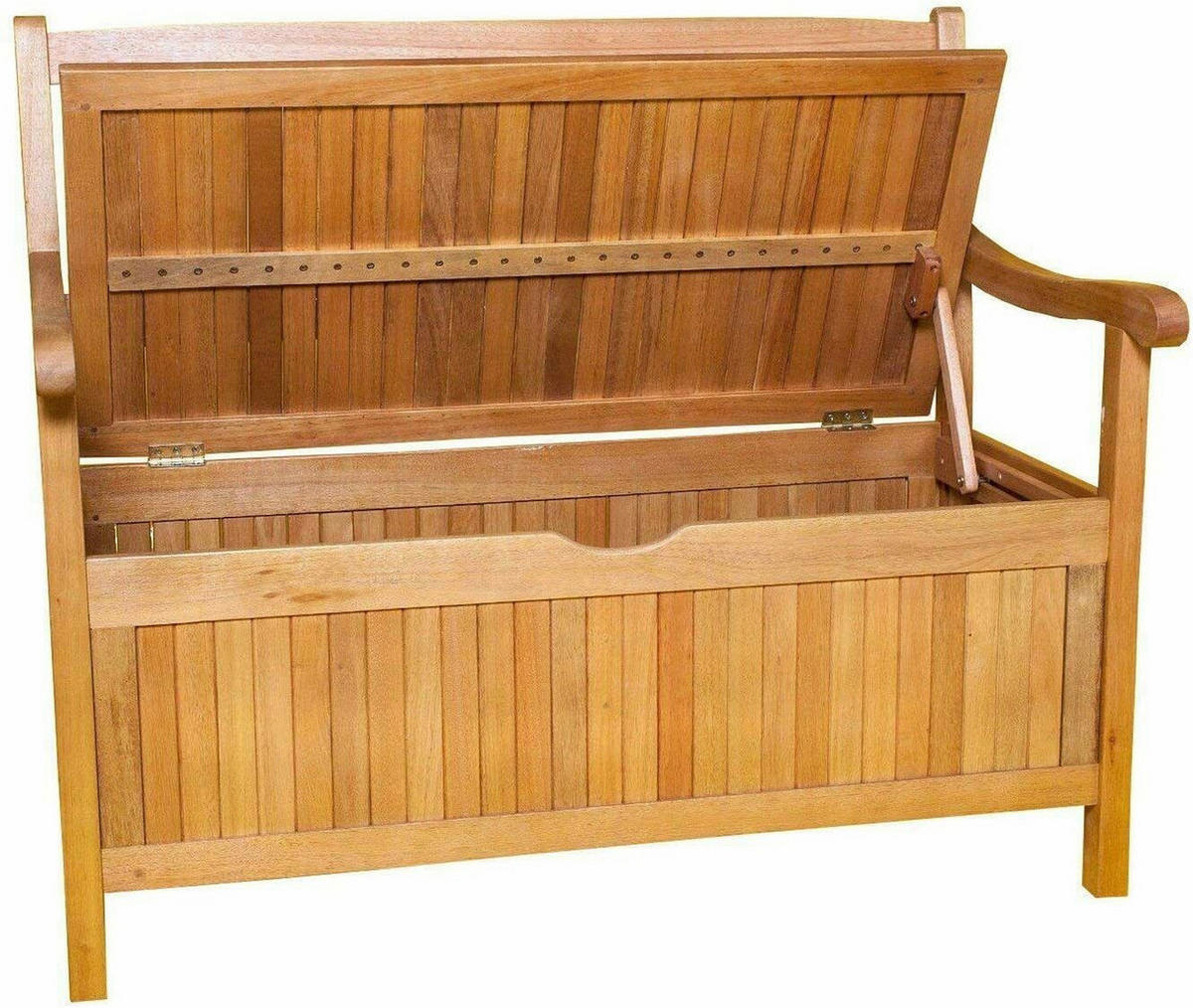 GARTENBANK Greena 4er Sitz - Braun, Holz (187/90/59cm) - Sedex