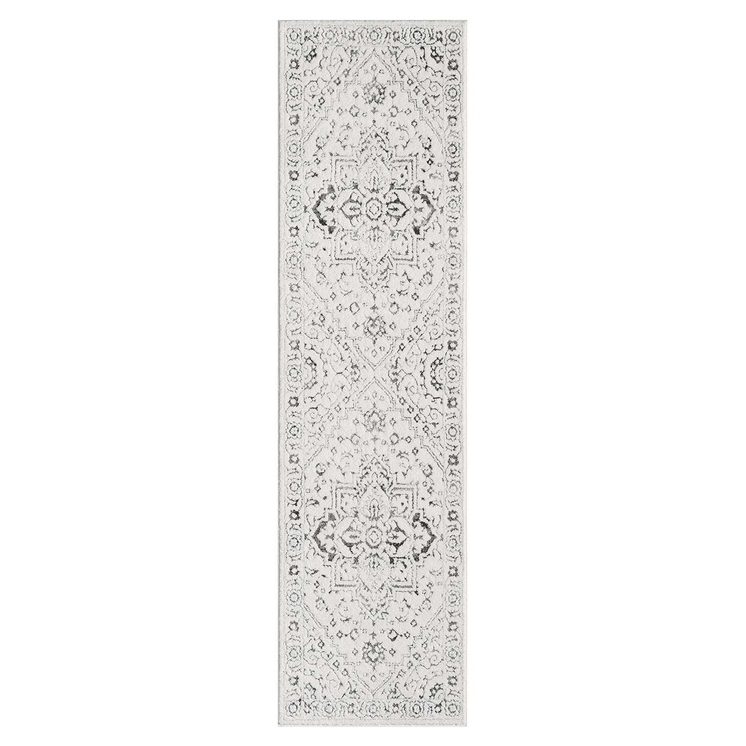 KURZFLOR-TEPPICH Lounge 0638 Grau 80x300 cm - Grau, Textil (80/300cm) - carpet city