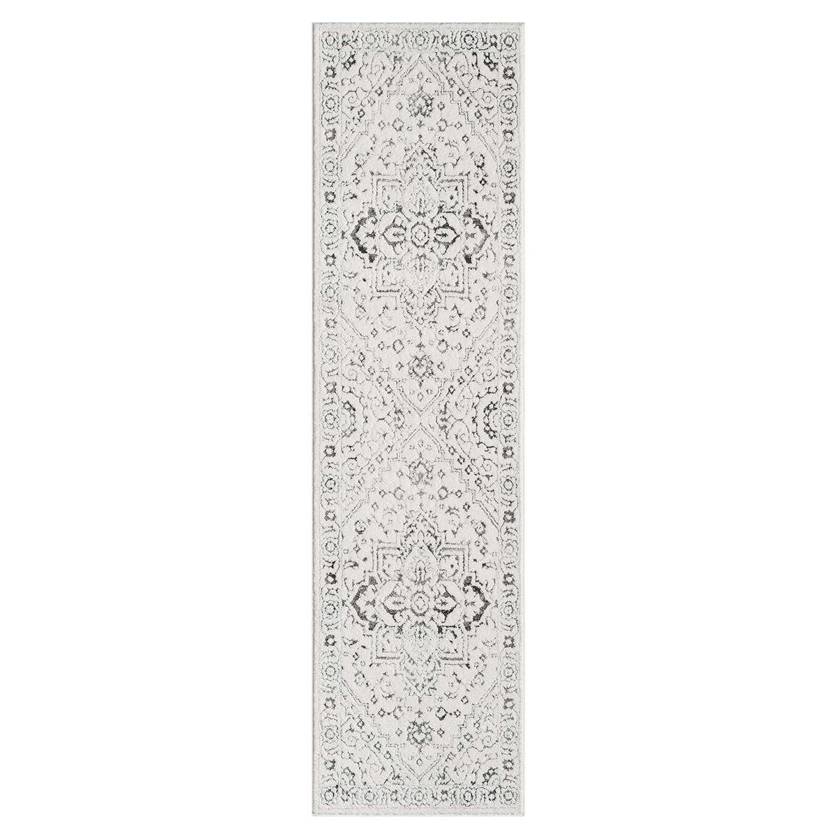 KURZFLOR-TEPPICH Lounge 0638 Grau 80x300 cm - Grau, Textil (80/300cm) - carpet city