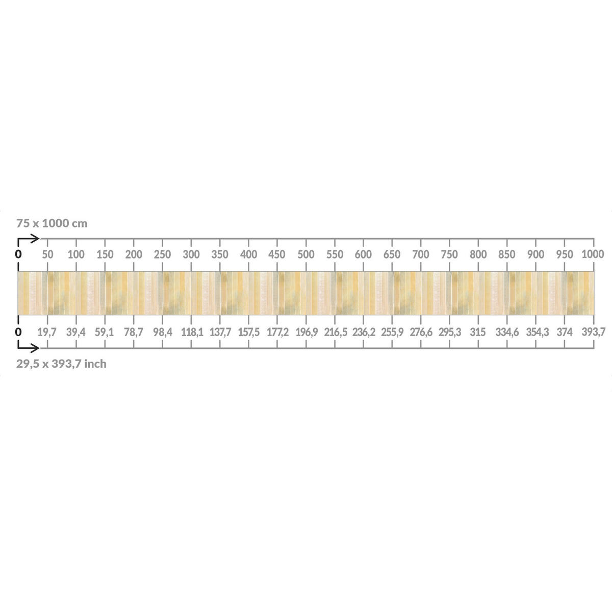 BALKON SICHTSCHUTZ Traumgrenzen 100/75 cm - Multicolor, Kunststoff (100/75cm) - Bilderwelten