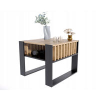COUCHTISCH IGA Quadratisch Artisan Eiche-Schwarz 60/63,6/50 cm - Multicolor, Holzwerkstoff (63.6/60/50cm) - Matkam Möbel