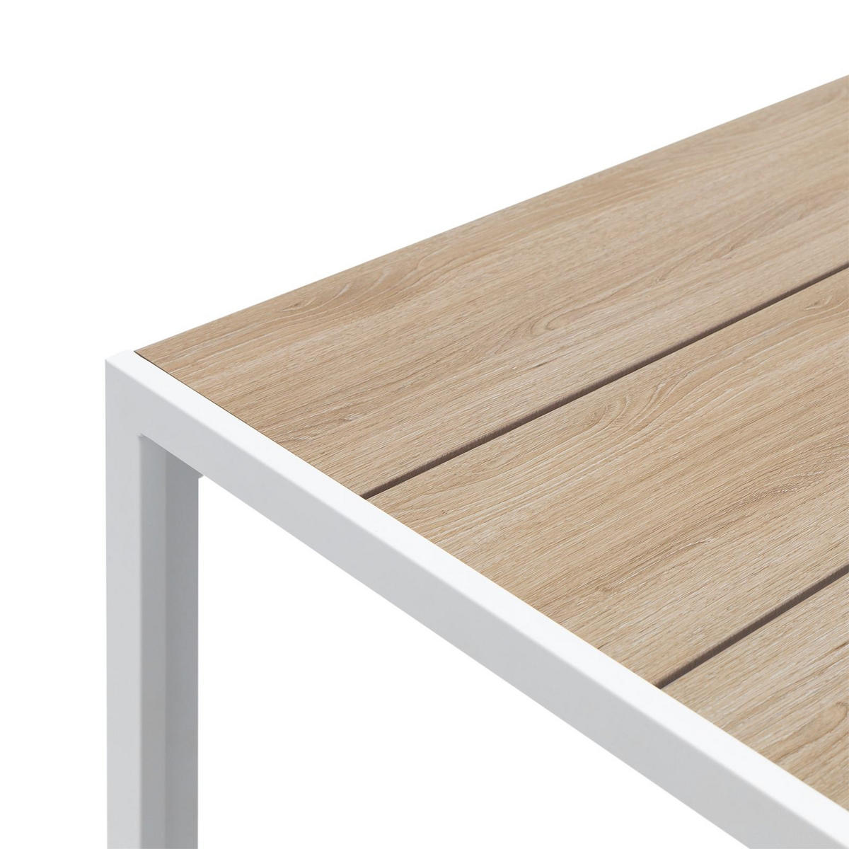 GARTENTISCH MONDELLO weiß - Weiß, Metall (90/150/73cm) - IDIMEX