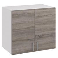 KÜCHENHÄNGESCHRANK G80 2D dunkel sonoma truffel - Trüffeleichefarben, Holzwerkstoff (80/60/31cm) - roe furniture
