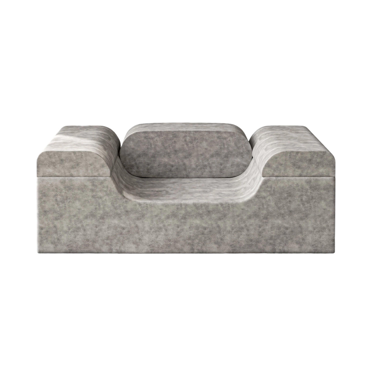Vercart Sofa Hellgrau 70x40x110 cm
