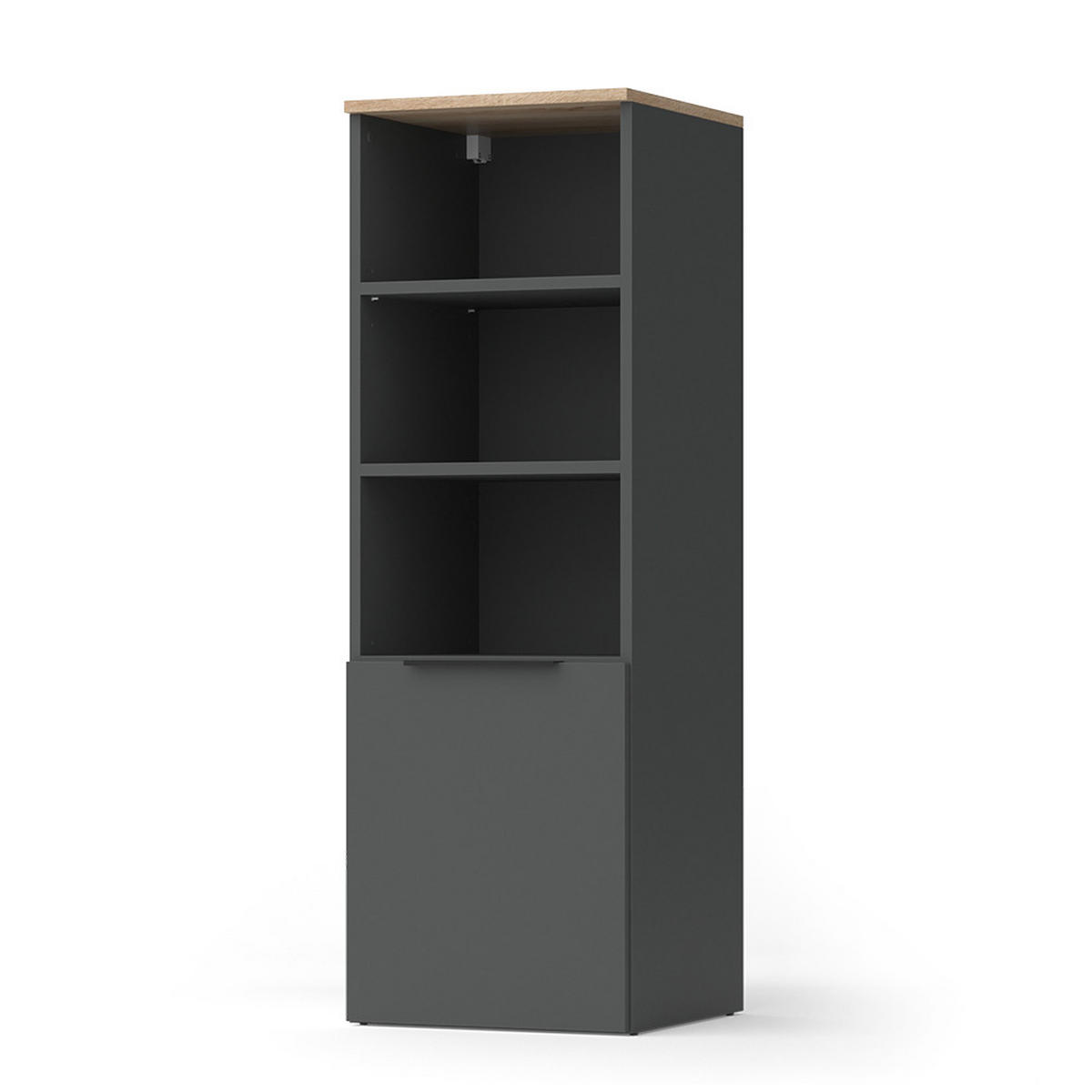 UNIVERZÁLNÍ SKŘÍŇ Wido Anthracite/Sonoma - antracitová, kompozitní dřevo (40.2/120/40cm) - Vicco