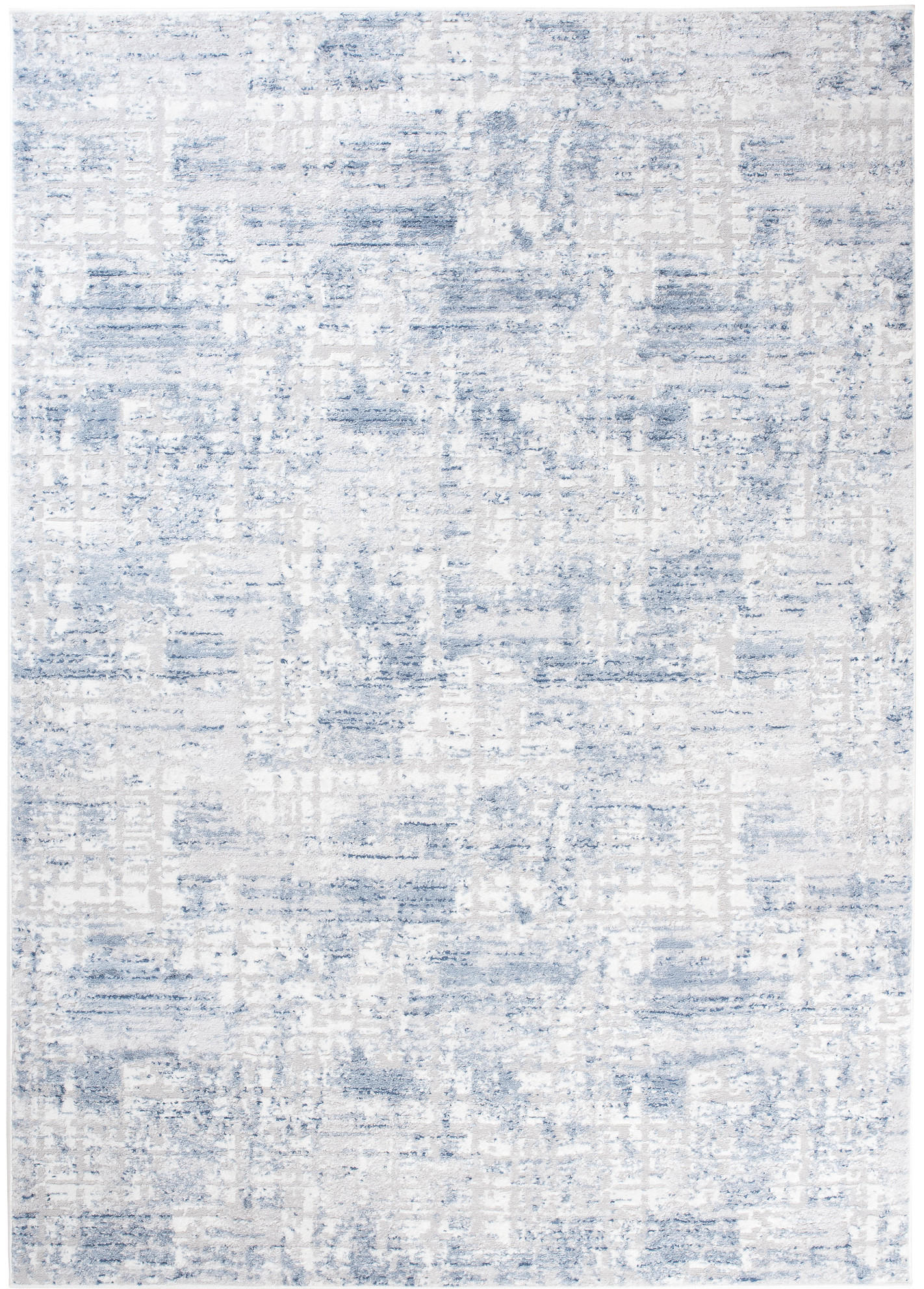 TEPPICH SKY Hellgrau Blau 250/350 cm - Blau/Hellgrau, Textil (250/350cm) - Tapiso