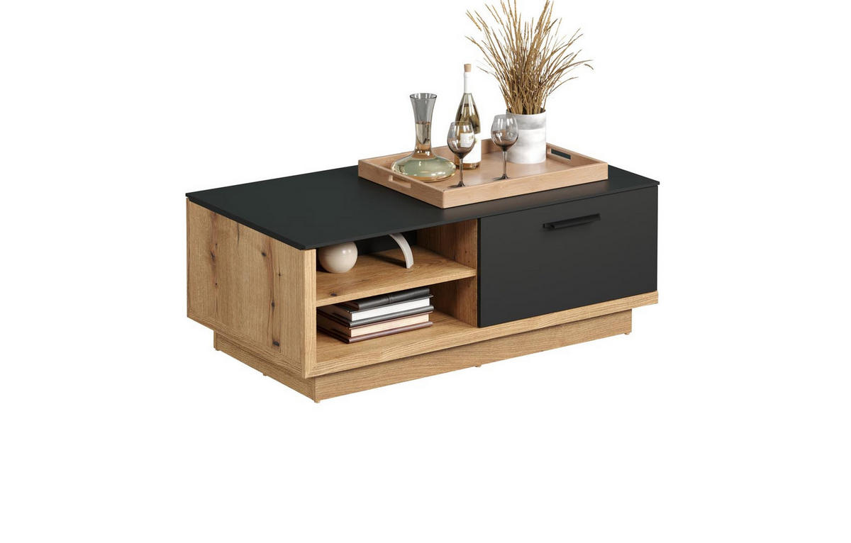 COUCHTISCH Synnax Grau - Grau, Holzwerkstoff (42/110/110cm) - ebuy24