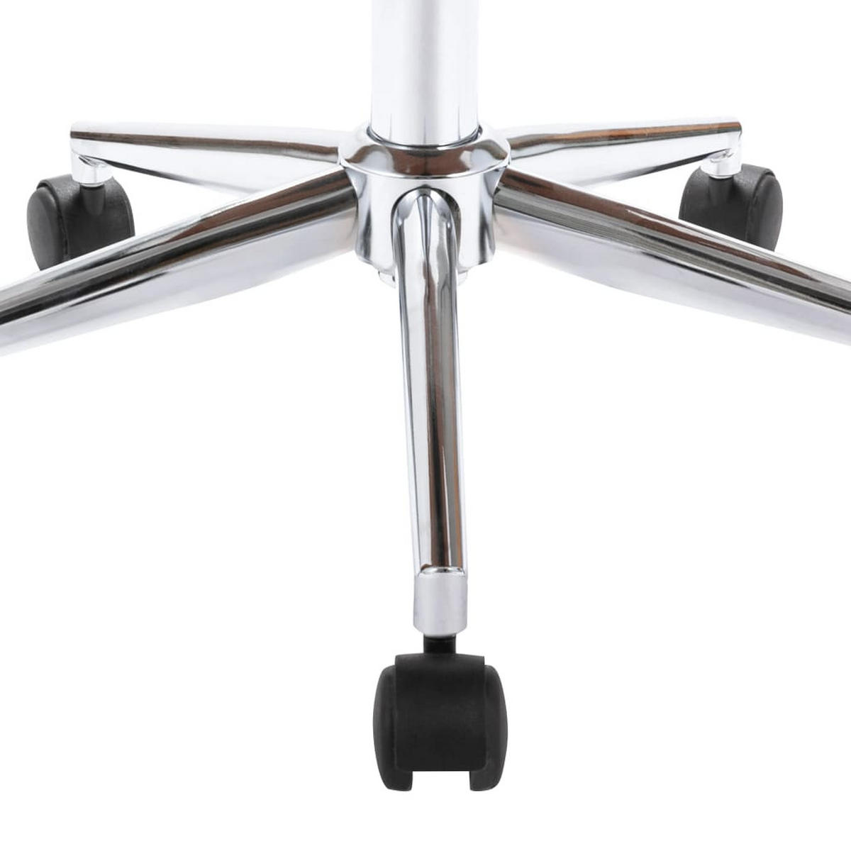 DREHSTUHL 59,5/58/66-74 cm, aus Bugholz und Kunstleder, in Schwarz - Schwarz, Leder (58/74/59.5cm) - vidaXL