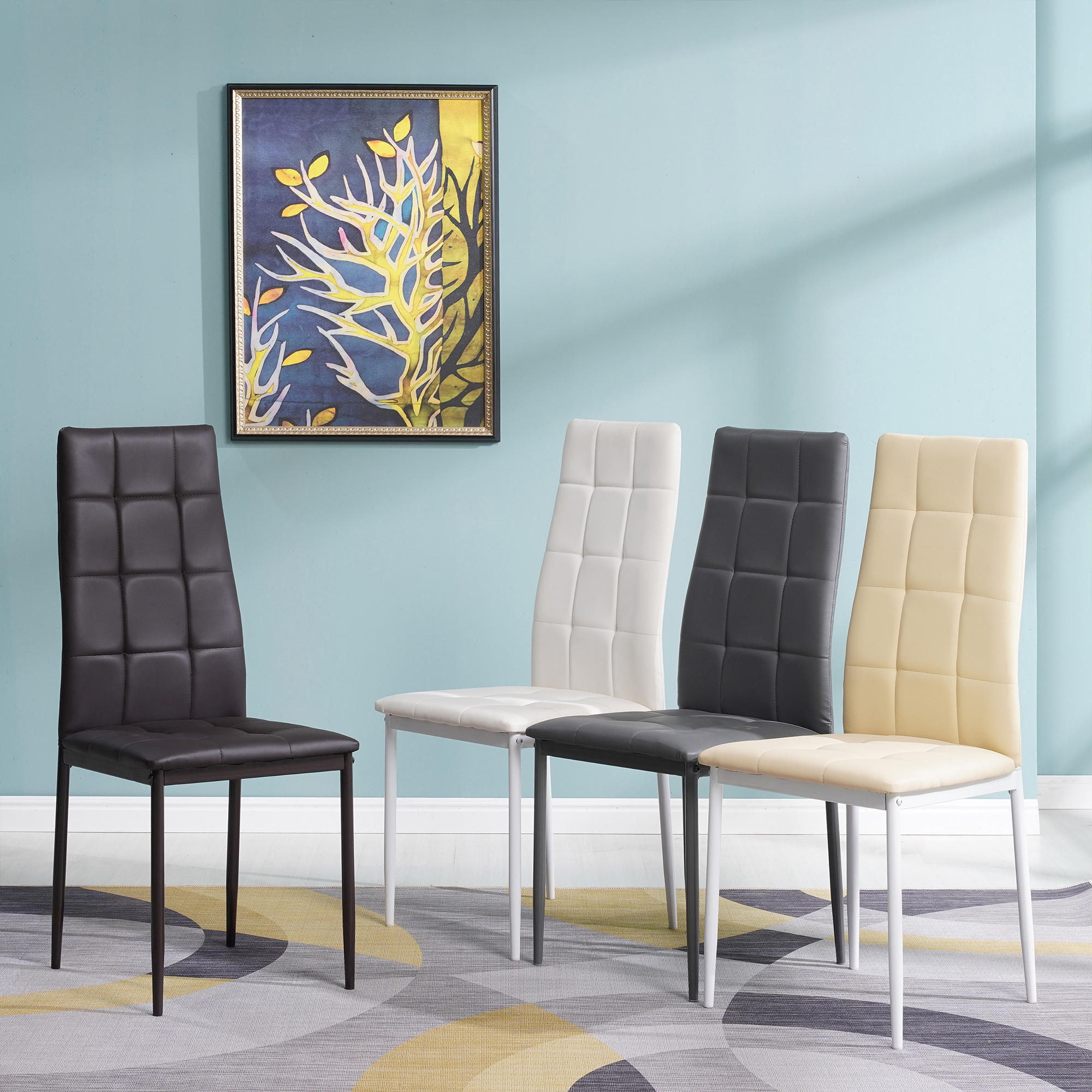 Thumbnail - Albatros Stuhl, Weiß, Kunststoff, 41x97x38 cm, Esszimmer, Stühle, Esszimmerstühle, Vierfußstühle