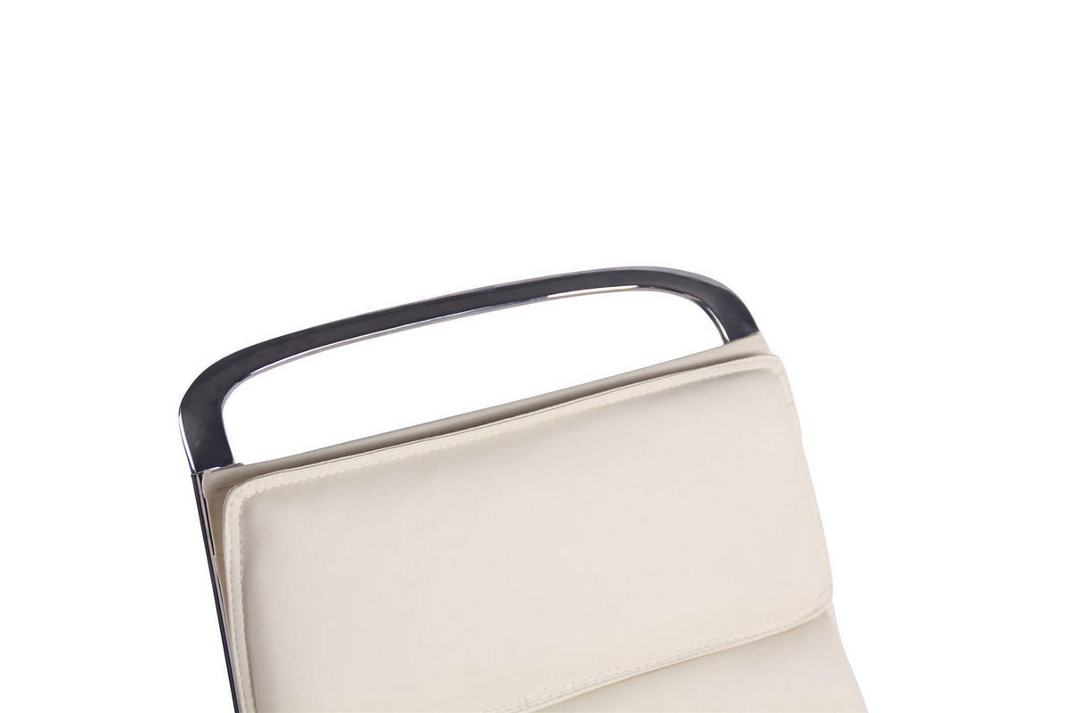 BÜROSTUHL Beta, Kunstleder Creme - Creme, Textil/Metall (58/120/63cm) - TPFLiving