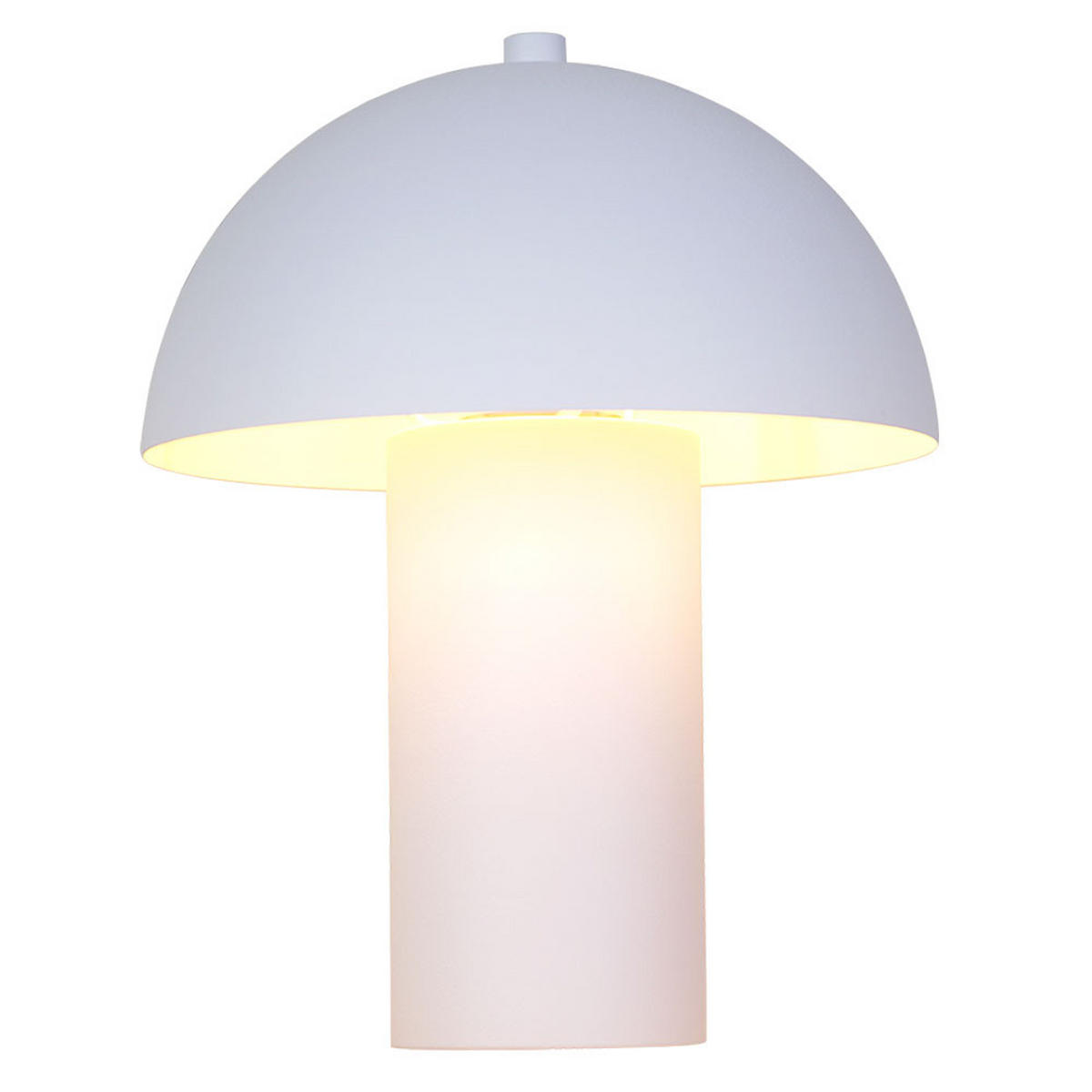 LED TISCHLEUCHTE Retro Weiß - Weiß, Metall (20/20/26cm) - Nowa