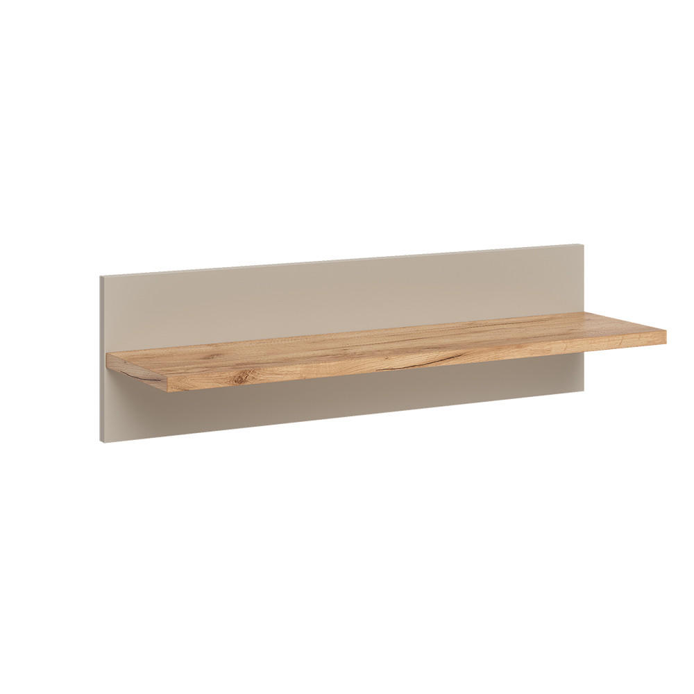 POLICE NA DĚTSKÝ POKOJ Malia Kašmír/Řemeselné - kašmírová/světle šedá, kompozitní dřevo (70/20/20cm) - VitaliSpa