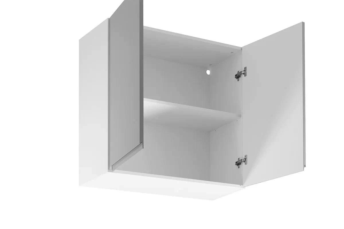 HÄNGESCHRANK – 80 cm – G80 – Velmora – Grau - Grau, Holzwerkstoff (80/72/32cm) - ROYAL24_MARKT