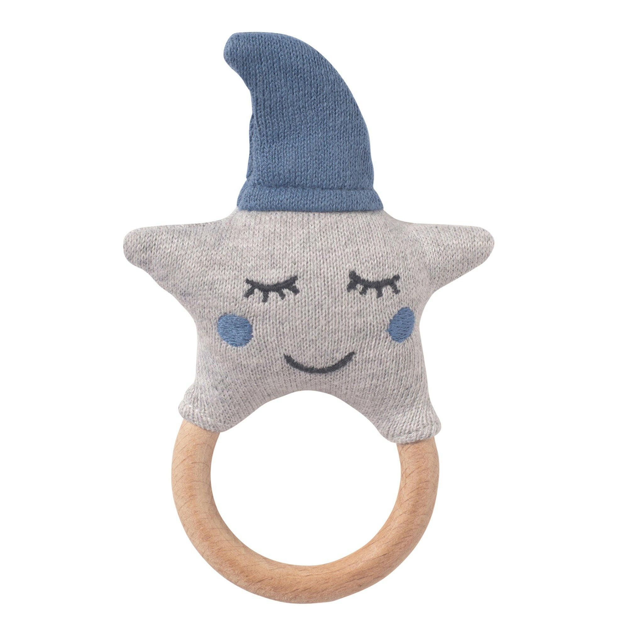 BABY-RASSEL Stern Blau - Blau, Textil (10/2/16cm) - nordic coast company