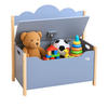 KINDERSITZBANK TRUDI Spielzeugtruhe in Grau - Grau, Holzwerkstoff (26/55/60cm) - Coemo