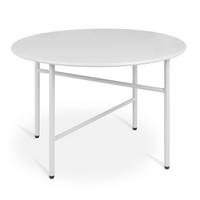 BEISTELLTISCH Finn Ø 53/36 cm Weiß - Weiß, Metall (53/53/36cm) - BoMoe