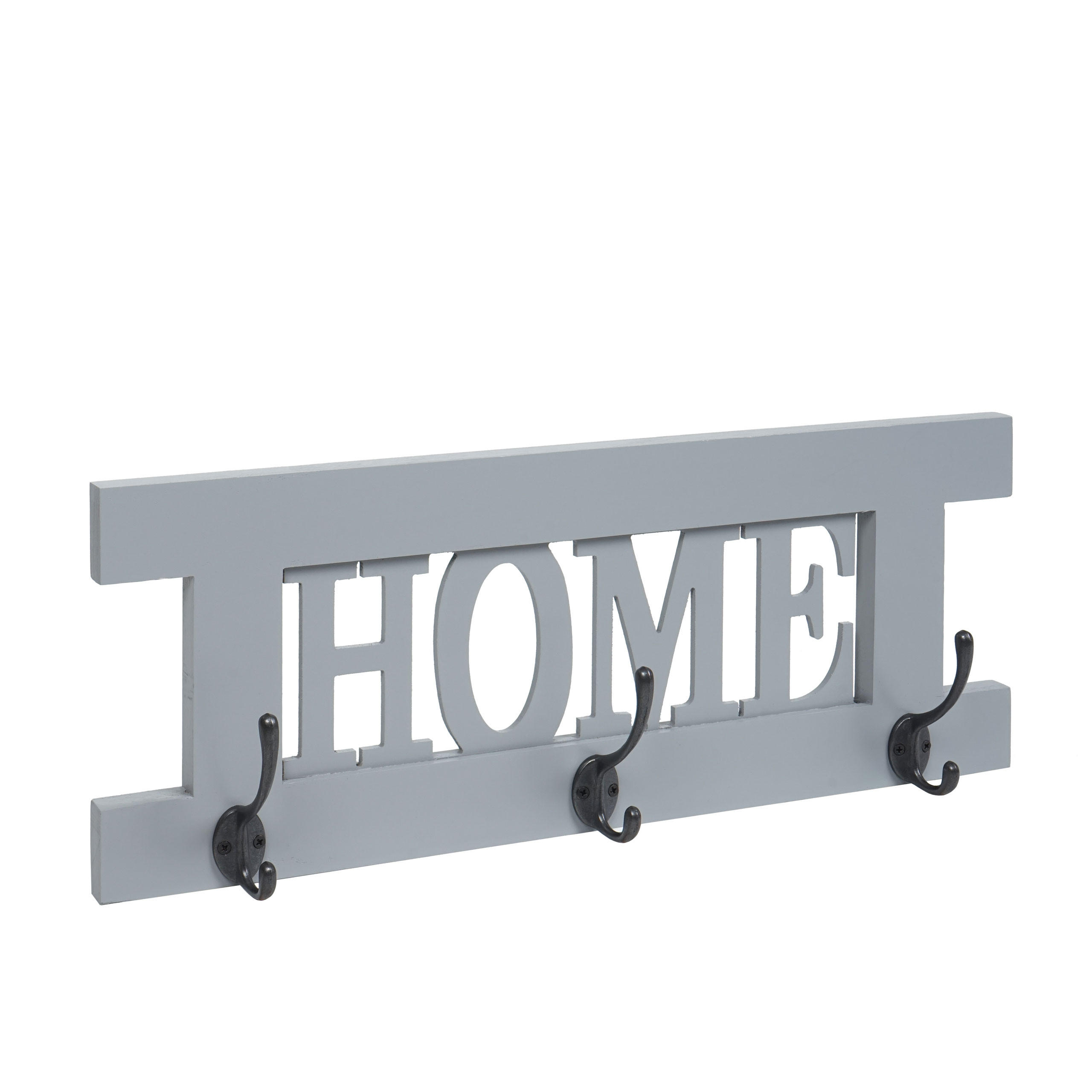 VÄGGGARDEROB HOME SHABBY-LOOK Grå, Blå 21/55/7 cm