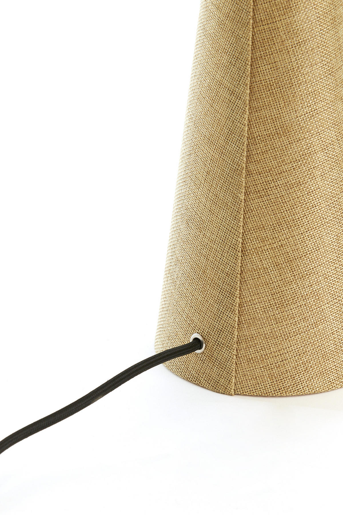 TISCHLAMPE Micky Grün Ø20/58 cm - Gelb, Textil (20/20/58cm) - Light & Living