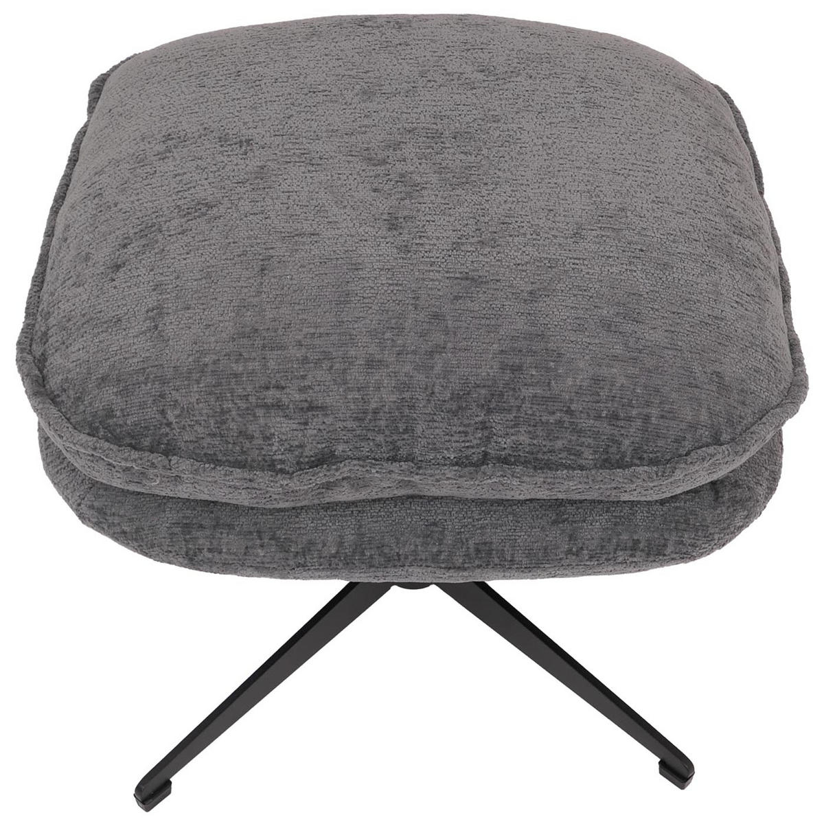 STOLEK S POLSTROVÁNÍM Šedá - šedá, textil (52/46/46cm) - MCW